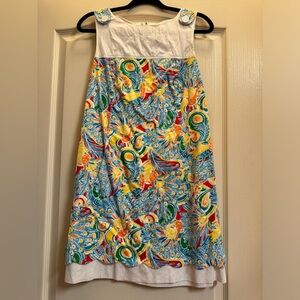 EUC Size 8 Lilly Pulitzer Peacock Shift Dress